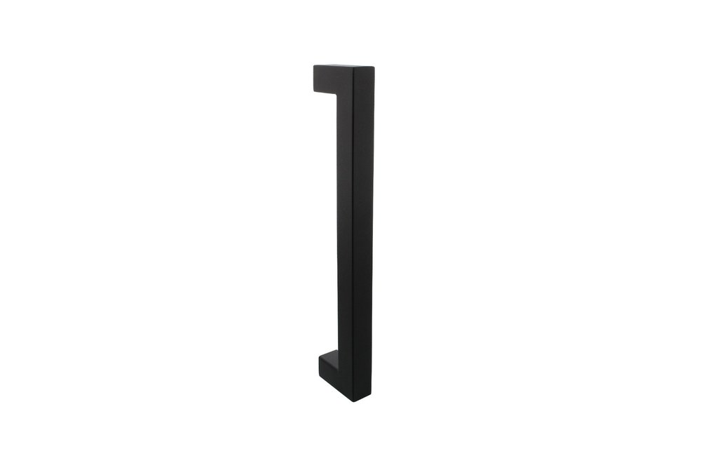 Deurgreep Vierkant per stuk 325x60x25 mm mat zwart