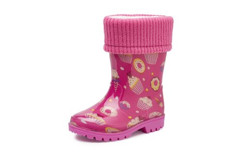 Gevavi Boots - Candy gevoerd kinderlaarsje pvc roze