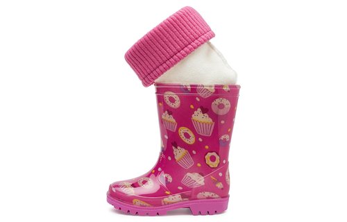 Gevavi Boots - Candy gevoerd kinderlaarsje pvc roze