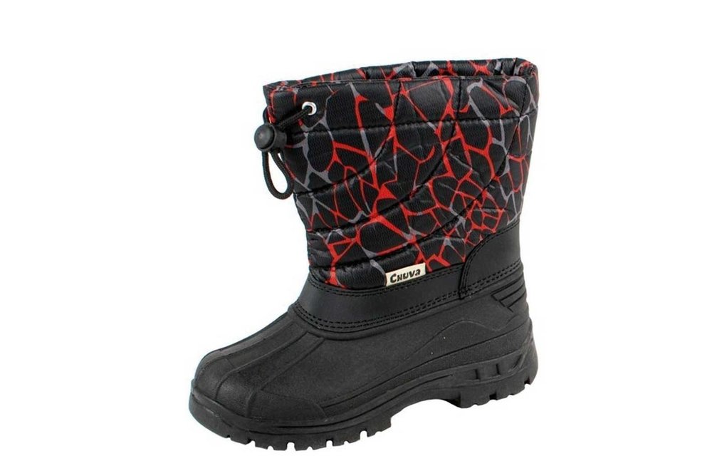 Gevavi Boots - CW60 gevoerde kinderlaars rood