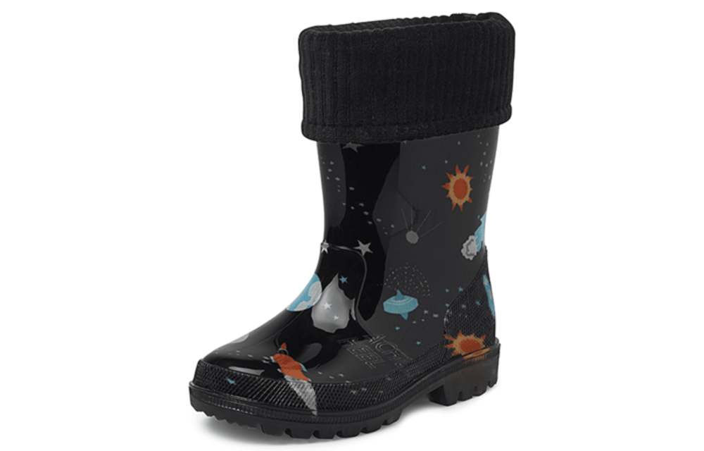 Gevavi Boots - Liam gevoerd kinderlaarsje pvc zwart - maat 30
