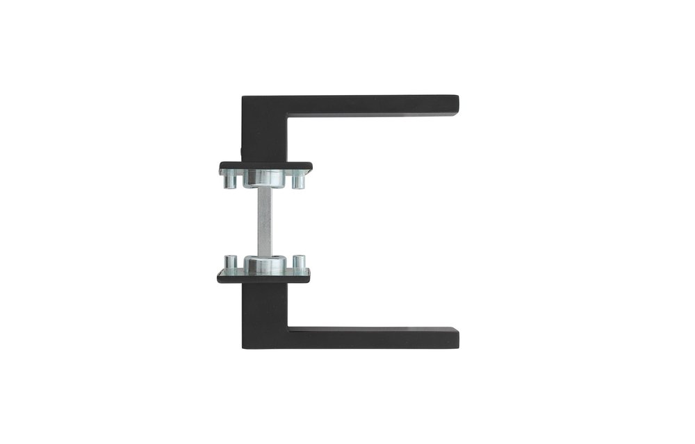 Intersteel - Deurkruk Amsterdam op vierkante rozet 50x50x5 mm mat zwart