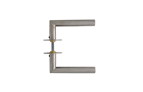 Intersteel - Deurkruk Jura met zelfklevend rozet rvs