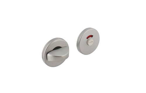 Intersteel - Rozet met toilet-/badkamersluiting doorsnede 50x7 mm aluminium