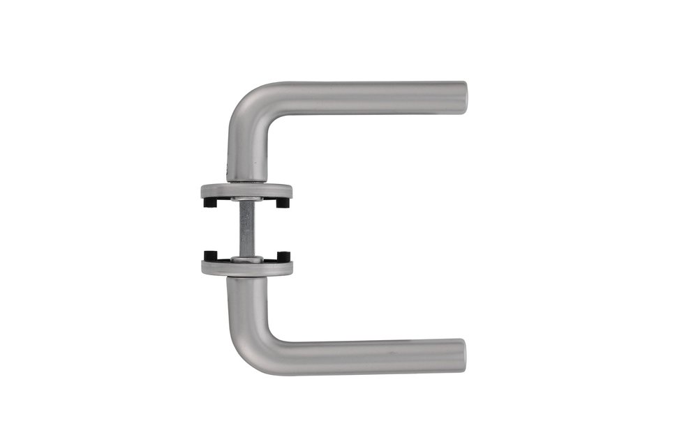 Intersteel - Deurkruk Derby op rond rozet doorsnede 50x7 mm aluminium
