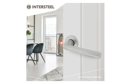 Intersteel - Deurkruk Derby op rond rozet doorsnede 50x7 mm aluminium