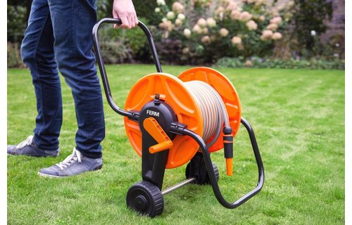 Ferm - Slangenwagen 20m tuinslang en tuinspuit HTA1004