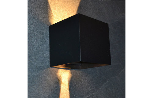 Outlight - Buitenlamp boven en onder licht - Dimbaar 2700K - zwart