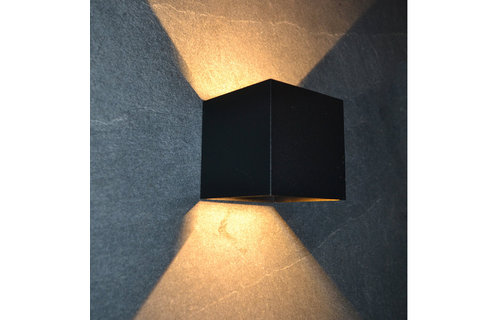 Outlight - Buitenlamp boven en onder licht - Dimbaar 2700K - zwart