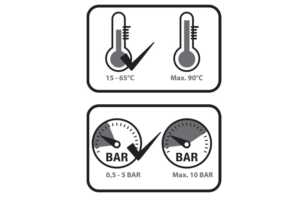 Differenz - Kraan koud/warm recht mat zwart - 14cm