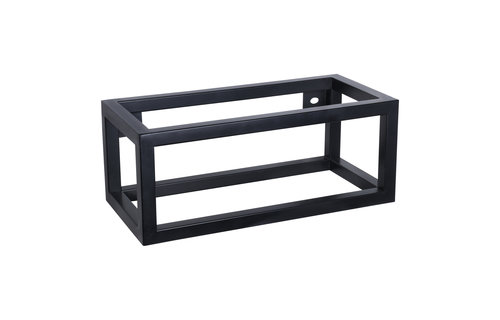 Differenz - Handdoekhouder voor fontein - mat zwart - 38,5cm