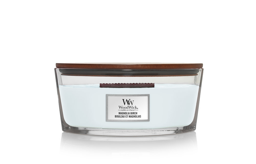 Woodwick Geurkaars ellipse Magnolia Birch kopen? (Tip) Piet van