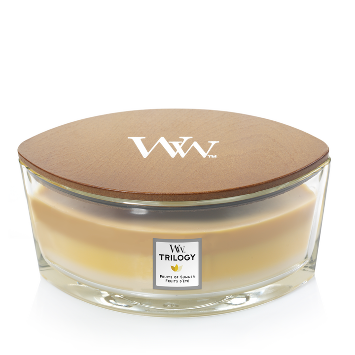 WoodWick Medium Candle Trilogy Café Sweets Kopen - Geurkaars in Glas