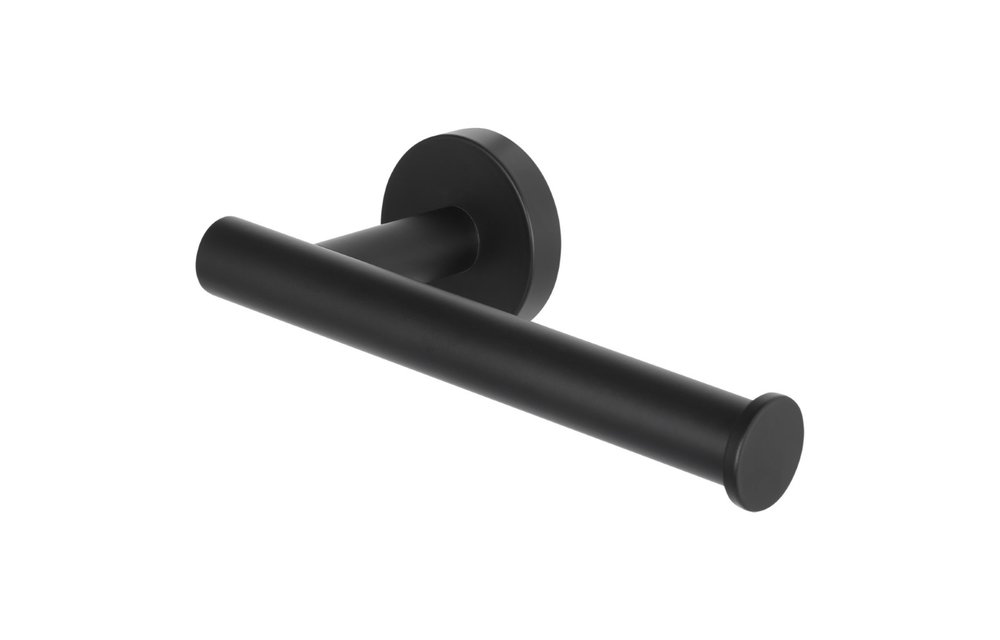 Differenz - Toiletrolhouder 14,5 x 8cm zwart