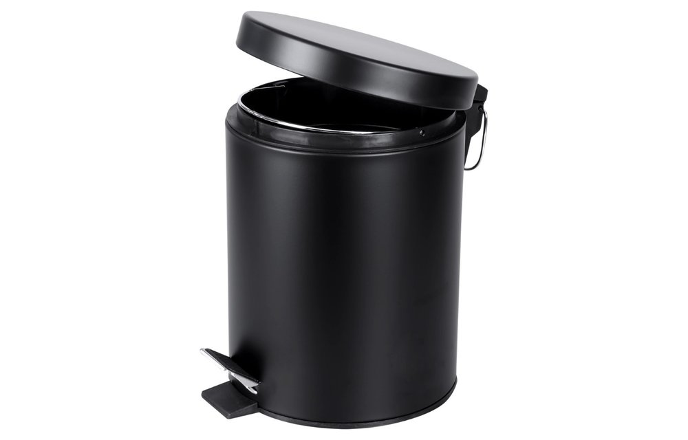 Differenz - Prullenbak 5 liter zwart