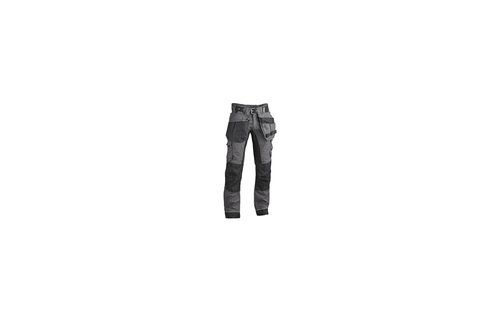 4WORK - Madrid Premium werkbroek stretch inserts grijs