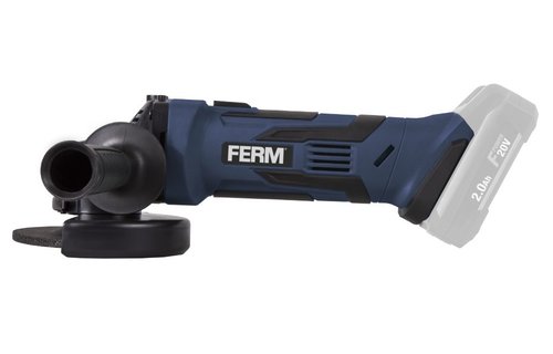 Ferm - Haakse accu slijper 20V - 115mm - AGM1125