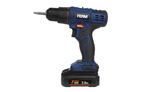 Ferm - Li-Ion Accuboormachine 20V - 2,0Ah - met accu en lader - CDM1158