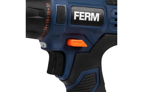 Ferm - Li-Ion Accuboormachine 20V - 2,0Ah - met accu en lader - CDM1158
