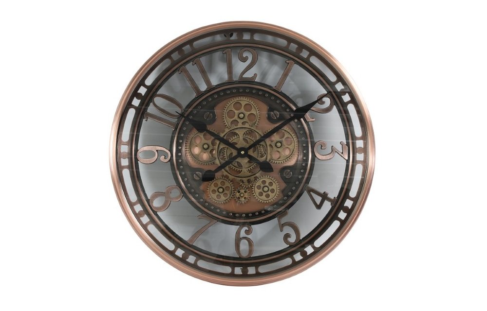 Countryfield - Wandklok Norris S koper - 50cm rond