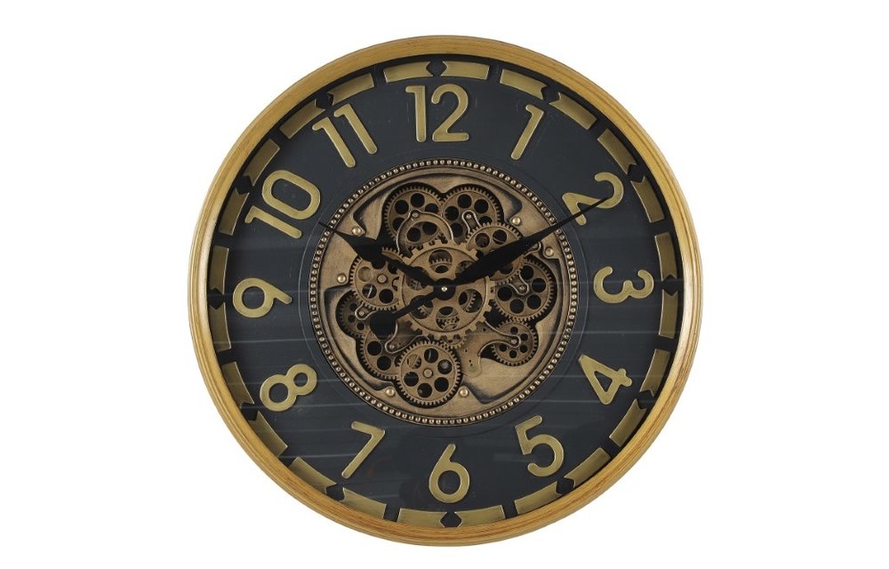 Countryfield - Grote wandklok Ceulen S goud - 60cm rond