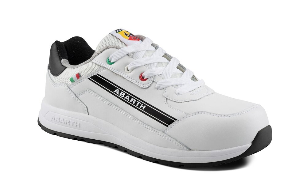 Abarth - 595 lage veiligheidssneaker S3 wit