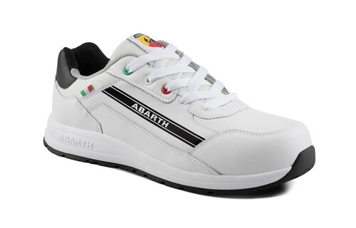 Abarth - 595 lage veiligheidssneaker S3 wit