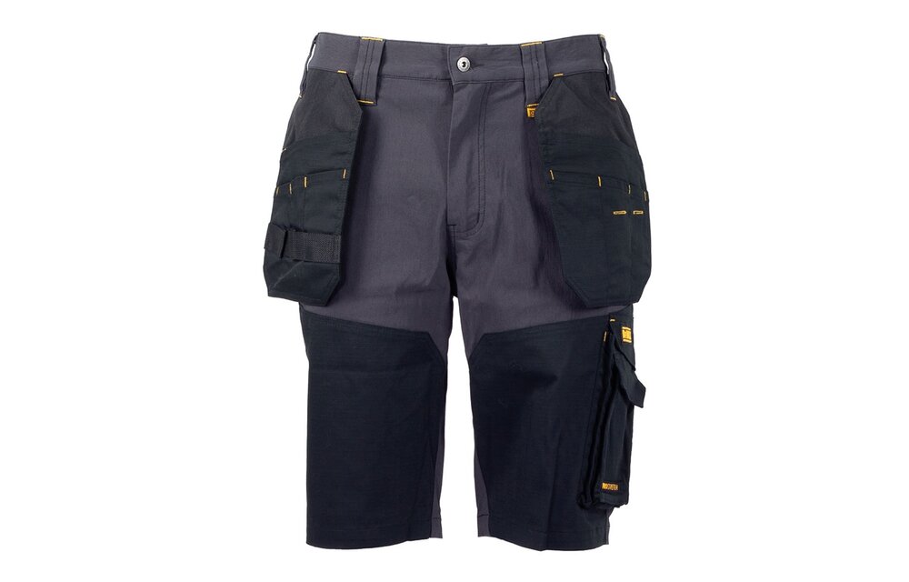 DeWalt - Hamden stretch korte werkbroek grijs/zwart