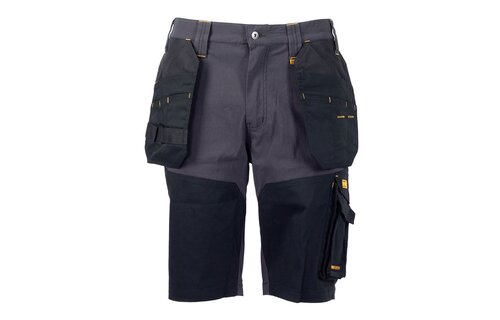 DeWalt - Hamden stretch korte werkbroek grijs/zwart