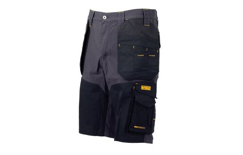DeWalt - Hamden stretch korte werkbroek grijs/zwart