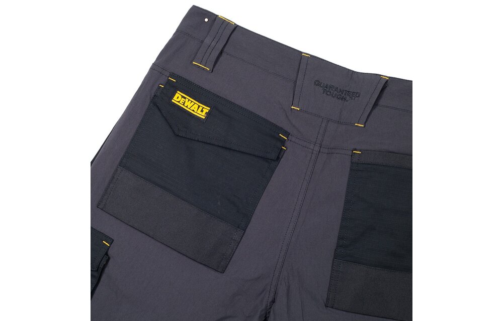 DeWalt - Hamden stretch korte werkbroek grijs/zwart