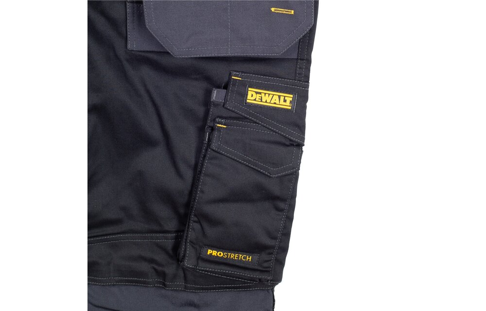 DeWalt - Hamden stretch korte werkbroek grijs/zwart