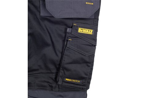 DeWalt - Hamden stretch korte werkbroek grijs/zwart