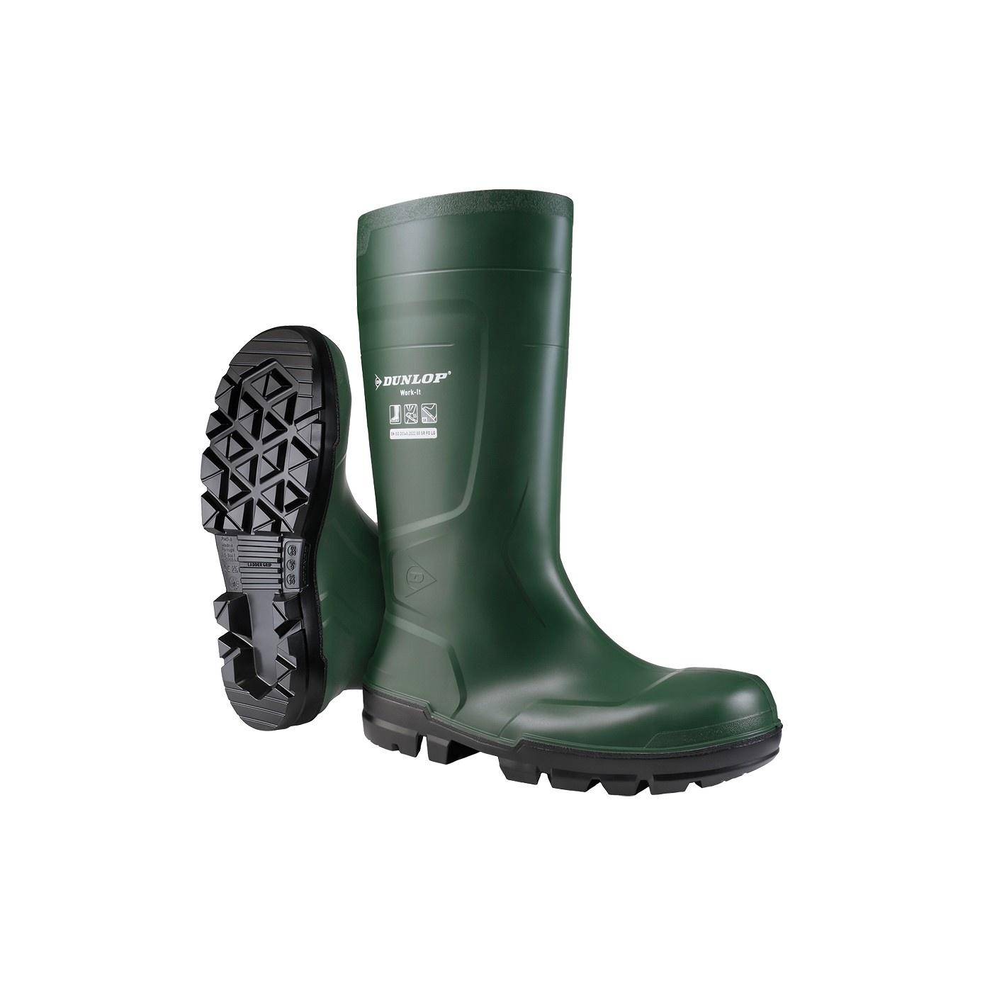 Dunlop Regenlaarzen groen Pu 740333 Dunlop Regenlaarzen groen Pu 740333