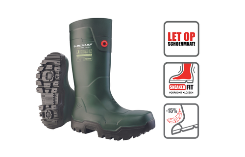 Dunlop - LP8KL01 Fieldpro Thermo+ knielaars S5L groen