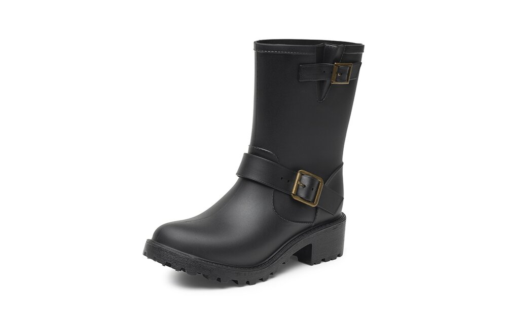 Gevavi Boots - Noor dameslaars zwart pvc - maat 38 - Outlet