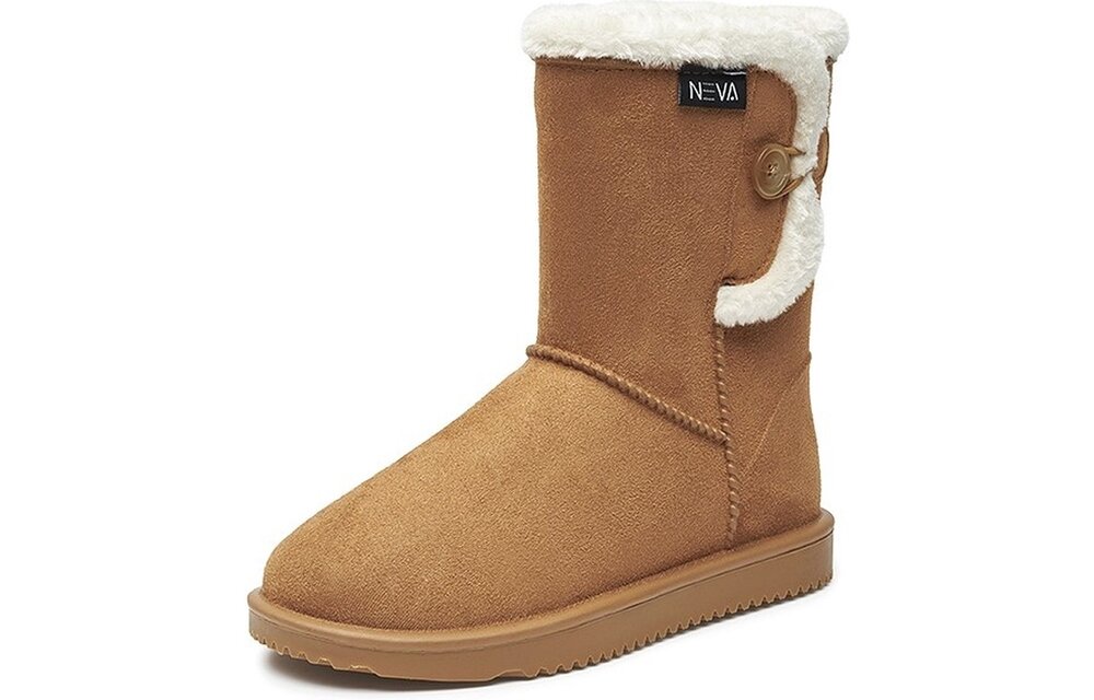 Neva - NV03 gevoerde dameslaars pvc camel - maat 39 - Outlet