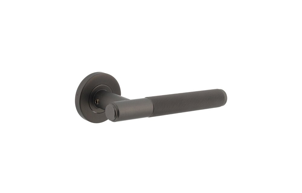 Deurkruk Rombo op rozet ø53x8 mm antracietgrijs