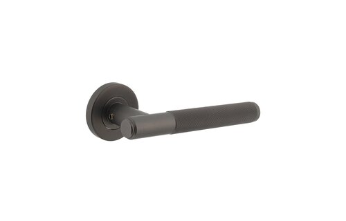 Deurkruk Rombo op rozet ø53x8 mm antracietgrijs