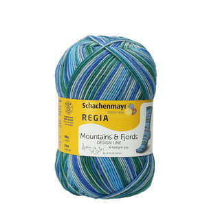 Schachenmayr 4-f Regia Design Line A&C Sognefjord Color 07031