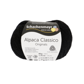 Schachenmayr Alpaca Classico Schwarz 00099