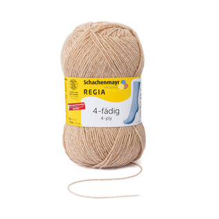 Schachenmayr 4-f Tweed Regia Hell Kamel meliert 00017
