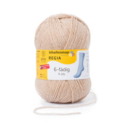 Schachenmayr 6-f Tweed Regia  Hell Kamel meliert 00017