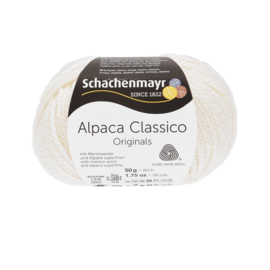 Schachenmayr Alpaca Classico Wollweiss 00002