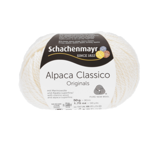 Schachenmayr Alpaca Classico Wollweiss 00002