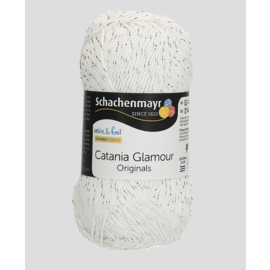 Schachenmayr Catania Glamour 0101 Weiss