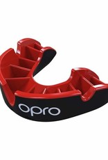 OPRO MOUTH SELF FIT SILV. SR. BLK/RED