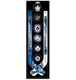 NHL Mini Stick Set With Foam Puck TOR