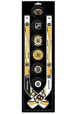 NHL Mini Stick Set With Foam Puck BOS