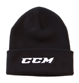 CCM Team Knit Beanie Blk OSFA